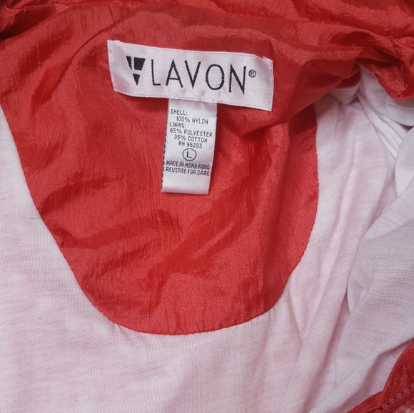 Vintage picnic plaid checker windbreaker size large - Picture 4 of 4